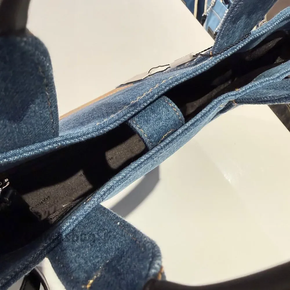 MARC JACOBS Small Canvas Tote 4F5HTT015H02 Denim - Picture 8 of 8